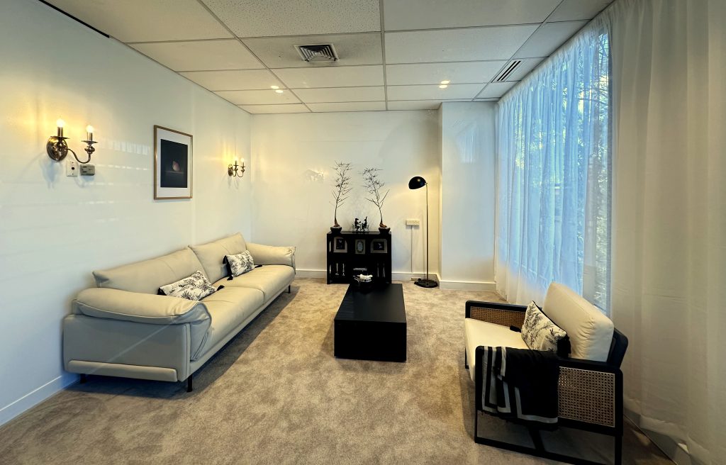 The consulting room at Therapy Atelier, Mornington